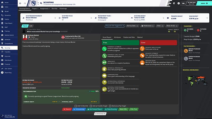 1 - Scouting w grze Football Manager 2020 - Football Manager 2020 - poradnik do gry