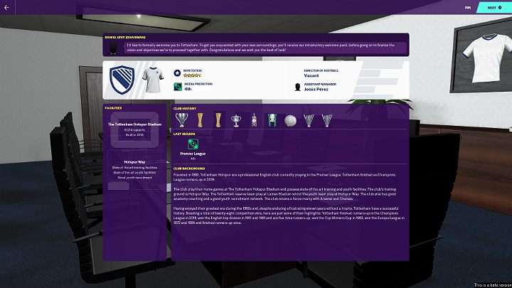 Decydując się na jedną z topowych drużyn w grze w danej lidze możesz liczyć na mocny, początkowy skład, który pozwoli na realizowanie szerokich wachlarzy taktycznych już na samym początku zabawy z grą FM 20 - Krok 3 - Wybór drużyny | Football Manager 2020 - Football Manager 2020 - poradnik do gry