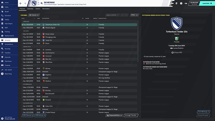 Pierwszy sparing warto zorganizować wewnątrz klubu z drużyną młodzików - Krok 9 - Pierwsze sparingi | Football Manager 2020 - Football Manager 2020 - poradnik do gry