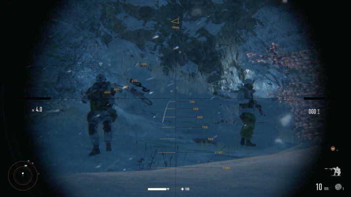 Dwójka wrogów patrolująca okolicę. - Góry Ałtaj (Altai Mountains) | Solucja Sniper Ghost Warrior Contracts - Sniper Ghost Warrior Contracts - poradnik do gry