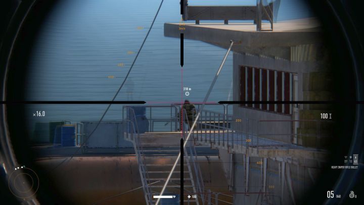 Zły sposób ustawienia celownika - pocisk nie doleci nawet do celu. - Strzelanie w Sniper Ghost Warrior Contracts - Sniper Ghost Warrior Contracts - poradnik do gry