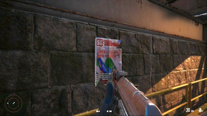 Kolejna znajdźka, Syberia zrywa więzi z Moskwą (Siberia Cuts Ties With Moscow). - Port Kołczaka (Kolchak Harbor) | Sekrety w Sniper Ghost Warrior Contracts - Sniper Ghost Warrior Contracts - poradnik do gry