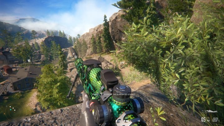 Połóż się na zboczu góry i zbadaj pobliski teren. - Stacja Sibirskaya-7 (Sibirskaya-7 Junction) | Solucja Sniper Contracts - Sniper Ghost Warrior Contracts - poradnik do gry