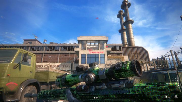 Twój główny cel, Kurczatow, znajduje się w budynku na wprost. - Stacja Sibirskaya-7 (Sibirskaya-7 Junction) | Solucja Sniper Contracts - Sniper Ghost Warrior Contracts - poradnik do gry