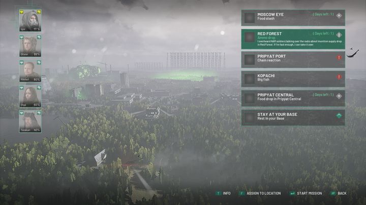 Kiedy opuszczacie bazę to automatycznie załącza się ekran ładowania, w Wy musicie czekać, aż dana lokacja zostanie załadowana - Chernobylite: Eksploracja - otwartość świata - Chernobylite - poradnik do gry