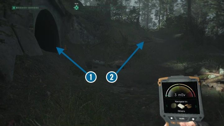 Nawet, jeśli zdecydujesz się pójść do celu ścieżką to warto przeszukać także bunkier - Chernobylite: Supply drop on Kopachi - solucja, opis przejścia - Chernobylite - poradnik do gry