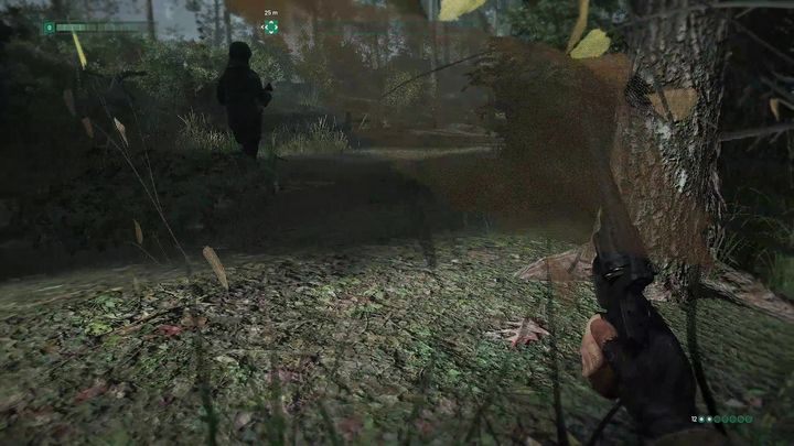 Najbezpieczniejszą metodą jest cicha likwidacja dwóch żołnierzy patrolujących dwa wejścia na teren kompleksu - Chernobylite: Supply drop on Kopachi - solucja, opis przejścia - Chernobylite - poradnik do gry