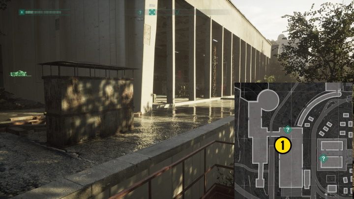 Wasz pierwszy cel znajduje się właśnie na piętrze w tym budynku, w miejscu pokazanym poniżej - Chernobylite: Prawda o eksperymentach NAR - solucja, opis przejścia - Chernobylite - poradnik do gry