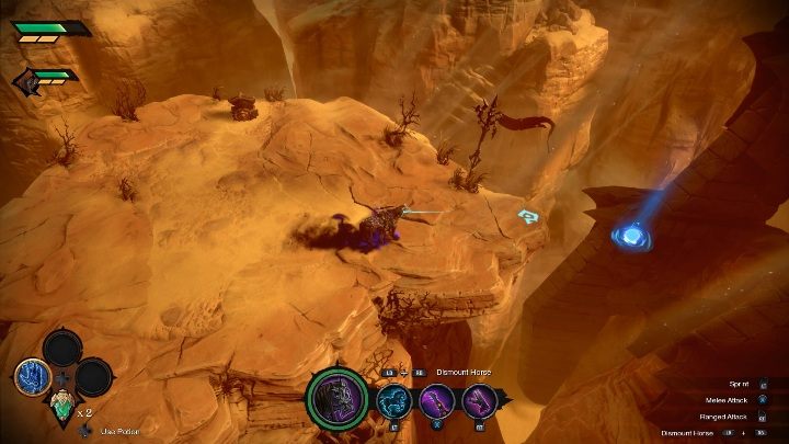 Siedząc na koniu nie możesz skoczyć - Darksiders Genesis: Konie - Darksiders Genesis - poradnik do gry