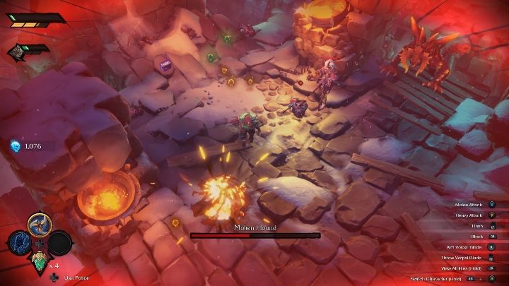 Wojna może blokować ciosy przeciwników dzięki czemu o wiele lepiej radzi sobie w starciach z dużymi grupami - Darksiders Genesis: Bohaterowie - różnice - Darksiders Genesis - poradnik do gry