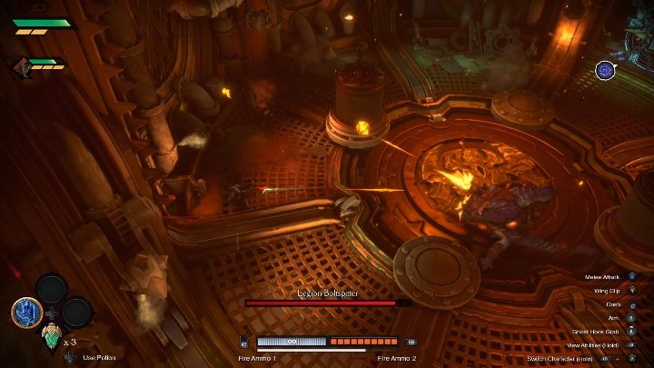 Waśń posiada pistolety, które świetnie sprawdzają się na walki na sporej odległości - Darksiders Genesis: Bohaterowie - różnice - Darksiders Genesis - poradnik do gry