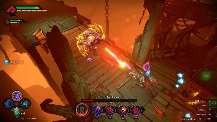 Włączenie chaosu/anarchii zregeneruje wszystkie punkty zdrowia twojej postaci i zamieni ją w wielkiego potwora - Darksiders Genesis: Chaos/anarchia - Darksiders Genesis - poradnik do gry