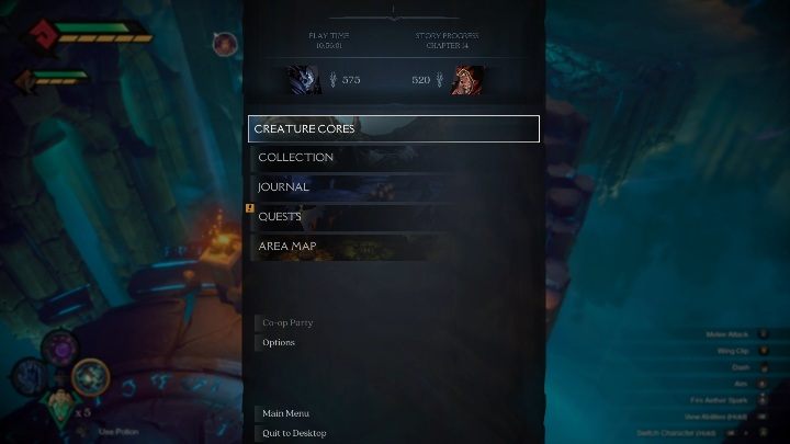 Rdzenie występują w trzech rodzajach: zdrowie, gniew i atak - Darksiders Genesis: Rdzenie stworzeń - Darksiders Genesis - poradnik do gry