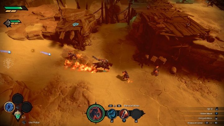 Płoty zniszczysz, gdy będziesz po prostu w nie strzelać - Darksiders Genesis: Świat gry - jak się poruszać? - Darksiders Genesis - poradnik do gry