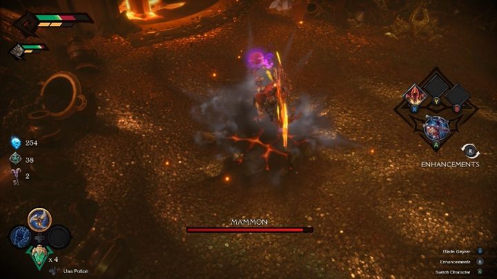 Wojna ma również większą ilość punktów życia, dzięki czemu lepiej radzi sobie w starciach z dużą grupą przeciwników - Darksiders Genesis: Zmiana postaci - jak to zrobić? - Darksiders Genesis - poradnik do gry