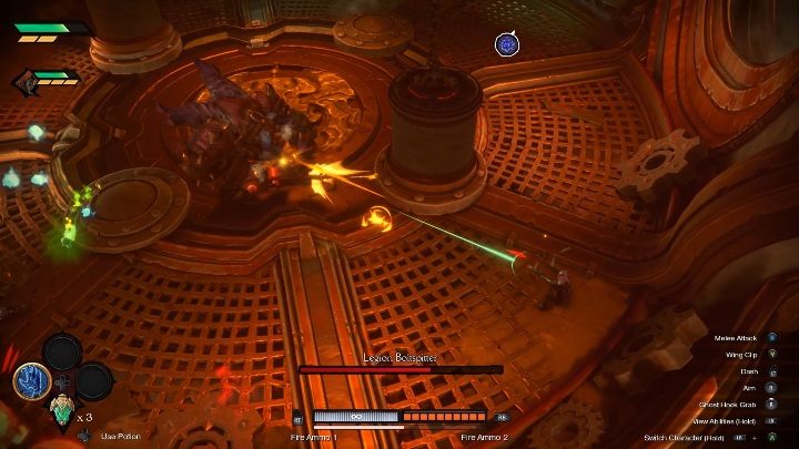 Dzięki swoim pistoletom nie musisz podchodzić do przeciwników, dzięki czemu ma znacznie większe szanse na przeżycie - Darksiders Genesis: Zmiana postaci - jak to zrobić? - Darksiders Genesis - poradnik do gry