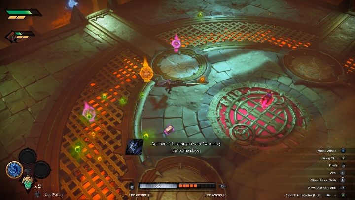 Po pokonaniu przeciwnika otrzymasz rdzenie oraz możliwość przejścia do kolejnego etapu gry - Darksiders Genesis: Slag Demon boss - rozdział 2, walka - Darksiders Genesis - poradnik do gry