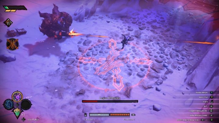 Legion Boltspitter stale będzie do Ciebie strzelać - Darksiders Genesis: Legion Boltspitter boss - rozdział 5, walka - Darksiders Genesis - poradnik do gry