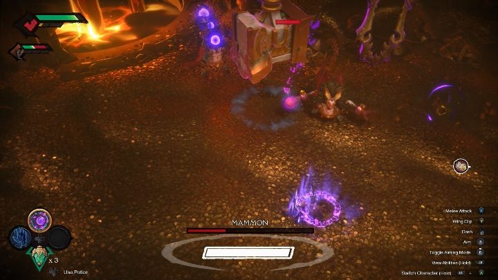 W ostatniej fazie Mammon przywoła wszystkich swoich sojuszników, młot, wrota oraz dwie swoje kopie - Darksiders Genesis: Mammon boss - rozdział 6, walka - Darksiders Genesis - poradnik do gry