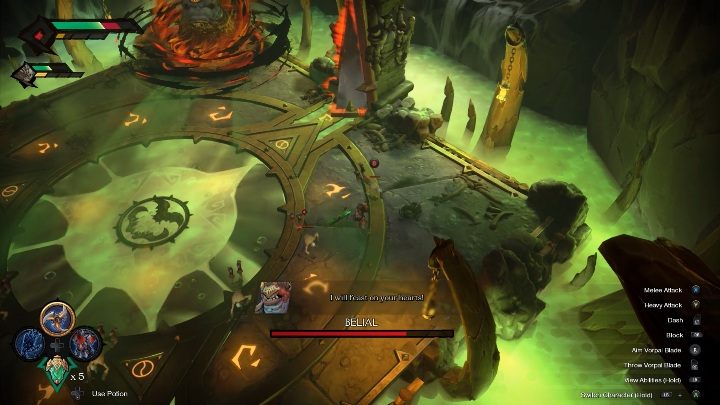 Belial przywołuje też do siebie swoich sojuszników - Darksiders Genesis: Belial boss - rozdział 9, walka - Darksiders Genesis - poradnik do gry