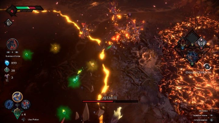 Świetnym sposobem na pokonanie sojuszników bossa jest uruchomienie Chaosu/Anarchii - Darksiders Genesis: Astarte boss - rozdział 10, walka - Darksiders Genesis - poradnik do gry