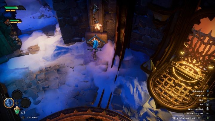 Na wyższym piętrze znajduje się przejście do lochów - Darksiders Genesis: Loch, rozdział 3 - jak się tam dostać? - Darksiders Genesis - poradnik do gry