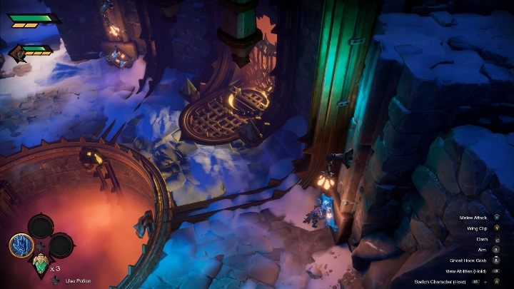 Szybko popchnij drugą dźwignię, aby otworzyć przejście - Darksiders Genesis: Loch, rozdział 3 - jak się tam dostać? - Darksiders Genesis - poradnik do gry