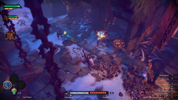 Aby rozpalić pierwsze ognisko udaj się na prawą stronę lokacji - Darksiders Genesis: Loch, rozdział 4 - jak się tam dostać? - Darksiders Genesis - poradnik do gry