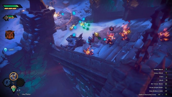 Kolejne ognisko podpalisz dokładnie w ten sam sposób - Darksiders Genesis: Loch, rozdział 4 - jak się tam dostać? - Darksiders Genesis - poradnik do gry