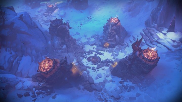 Udaj się na lewą stronę lokacji, od miejsca zagadki - Darksiders Genesis: Loch, rozdział 4 - jak się tam dostać? - Darksiders Genesis - poradnik do gry