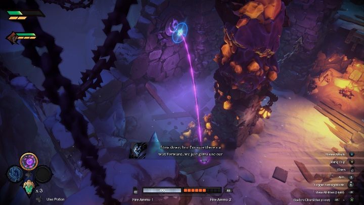 Kolejny portal otwórz przy wielkiej kolumnie - Darksiders Genesis: Void Bomb, rozdział 4 - jak używać? - Darksiders Genesis - poradnik do gry