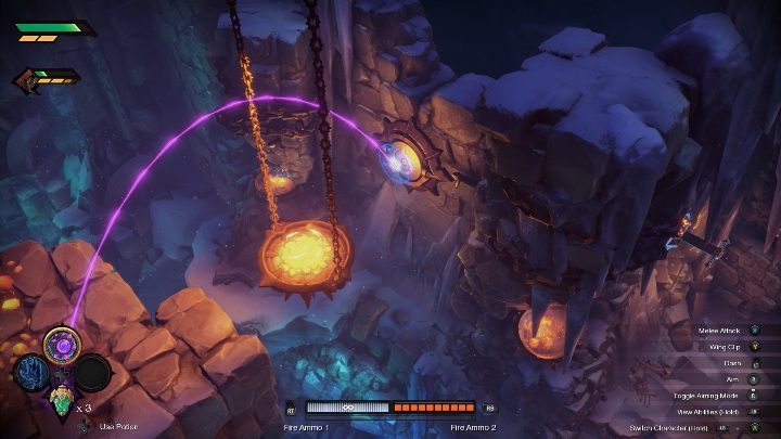 Rzuć void bomb w przeznaczone do tego miejsce i otwórz pierwszy portal - Darksiders Genesis: Przejście do Pustki, rozdział 4 - jak otworzyć? - Darksiders Genesis - poradnik do gry