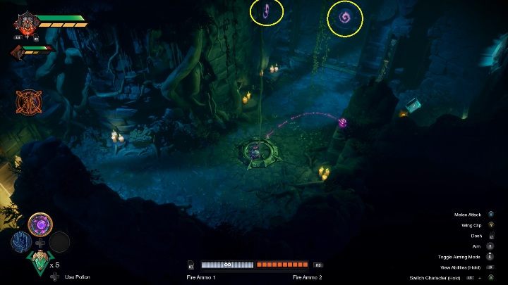 Czeka tam na Ciebie mała zagadka, przez którą musisz rozwiązać, aby zdobyć klucz - Darksiders Genesis: Kryształowe klucze, rozdział 7 - jak zdobyć? - Darksiders Genesis - poradnik do gry