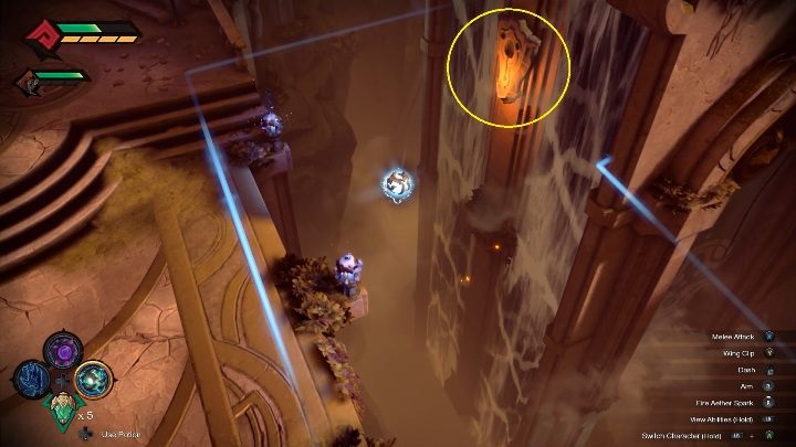 Po przejściu dalej dotrzesz do kolejnej zagadki - Darksiders Genesis: Aether Spark, rozdział 11 - jak używać? - Darksiders Genesis - poradnik do gry