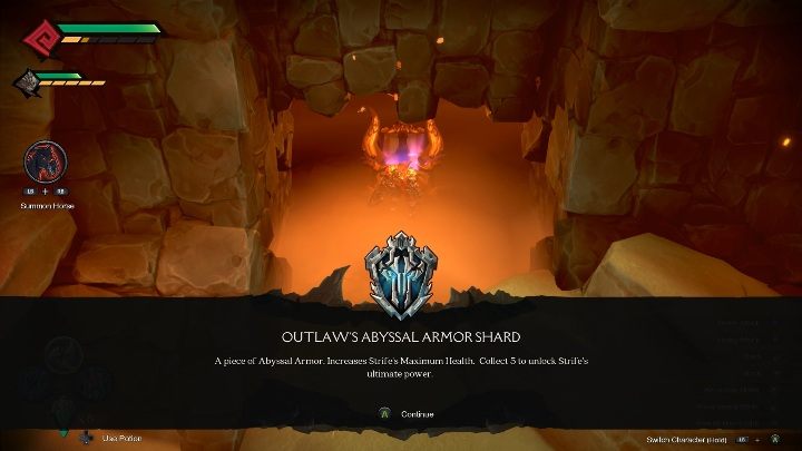 Ze skrzyni zdobędziesz Outlaws Abyssal Armor Shard - Darksiders Genesis: Skrzynia z bonusem, rozdział 14 - jak się tam dostać? - Darksiders Genesis - poradnik do gry