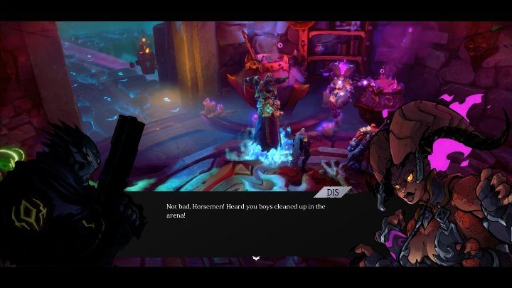 Aby kontynuować grę fabularną będziesz musiał wykonać parę walk na arenie - Darksiders Genesis: Arena - Darksiders Genesis - poradnik do gry