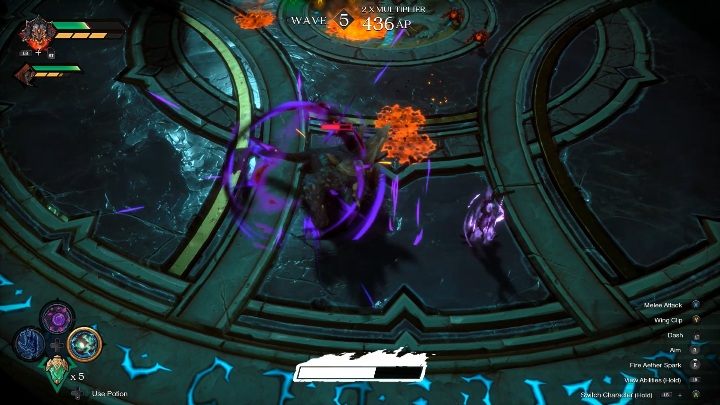 Walka na arenie składa się z 10 fal - dziewięć fal zwykłych przeciwników i jedna fala z Bossem - Darksiders Genesis: Arena - Darksiders Genesis - poradnik do gry