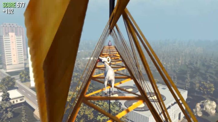Wbiegaj na rusztowania - Porady na start do Goat Simulator - Goat Simulator - poradnik do gry
