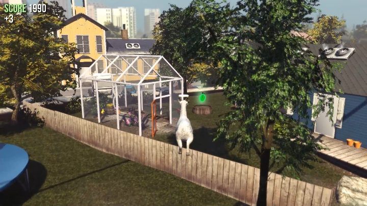 W małej szklarni znajduje się posąg - Posągi kóz w Goat Simulator - Goat Simulator - poradnik do gry
