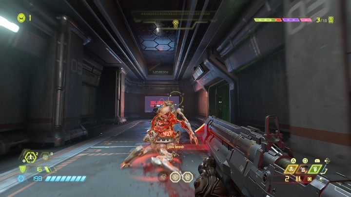 Jako, że Zewłok posługuje się tarczą energetyczną, idealną bronią na niego będzie karabin plazmowy - Doom Eternal: Bestiariusz - Doom Eternal - poradnik do gry