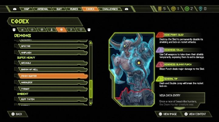 Łowca zagłady może zadawać Ci spore obrażenia dystansowe - Doom Eternal: Bestiariusz - Doom Eternal - poradnik do gry