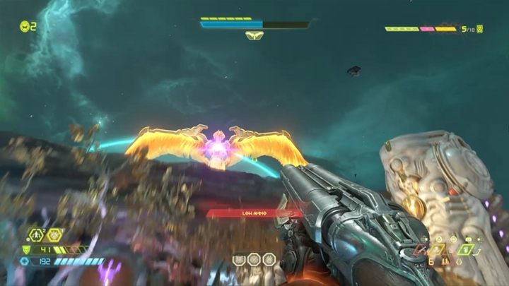 Aby zranić bossa, musisz strzelać w niego dowolną bronią - Doom Eternal: Boss Khan Maykr | walka, jak pokonać - Doom Eternal - poradnik do gry