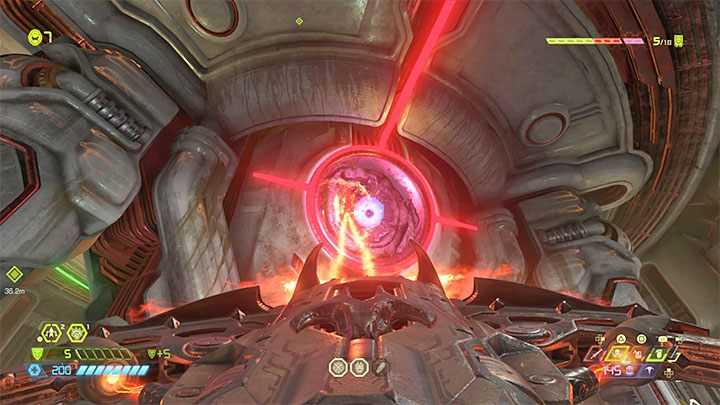 Oczy najlepiej niszczyć atakami z użyciem balisty - Doom Eternal: Wielkie oczy w Nekravol - jak niszczyć? - Doom Eternal - poradnik do gry