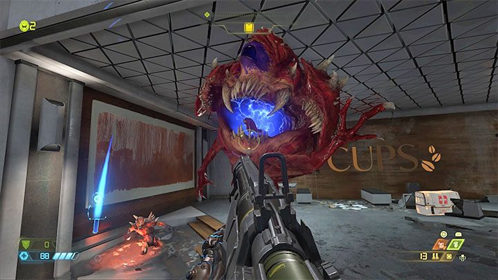 Najlepszy sposób na osłabienie kakodemona, to sprawienie żeby połknął granat - Doom Eternal: Kakodemony - jak łatwo je zabijać? - Doom Eternal - poradnik do gry