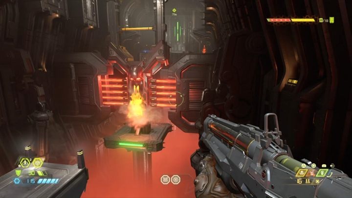 Misję rozpoczniesz na pędzącym pociągu - Doom Eternal: Baza Łowców Zagłady (Doom Hunter Base) solucja, opis przejścia - Doom Eternal - poradnik do gry
