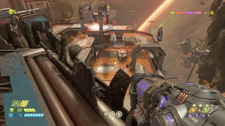 Zniszcz wrogów i przejdź teleportem dalej - Doom Eternal: Jądro Marsa (Mars Core) solucja, opis przejścia - Doom Eternal - poradnik do gry