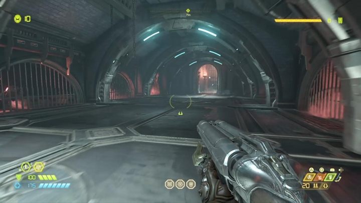 Droga jest mocno liniowa, jednak na mapie odnajdziesz trochę sekretów, m - Doom Eternal: Strażnik Jeden (Sentinel Prime) solucja, opis przejścia - Doom Eternal - poradnik do gry