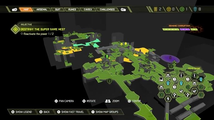 Aby zdobyć klucz Slayera, musisz najpierw zdobyć wszystkie trzy klucze do skompletowania na tej misji (czerwony, żółty, niebieski) - Doom Eternal: Supergniazdo Juchy | Bramy Slayera solucja, opis przejścia - Doom Eternal - poradnik do gry