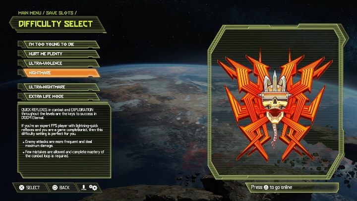 W grze Doom Eternal możesz wybrać jeden z sześciu dostępnych poziomów trudności - Doom Eternal: Poziom trudności - Doom Eternal - poradnik do gry