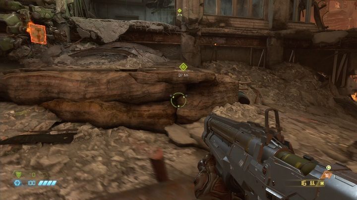 Kolejną znajdźkę znajdziesz na zboczu góry - Doom Eternal: Piekło na ziemi | Mapa sekretów, znajdźki - Doom Eternal - poradnik do gry